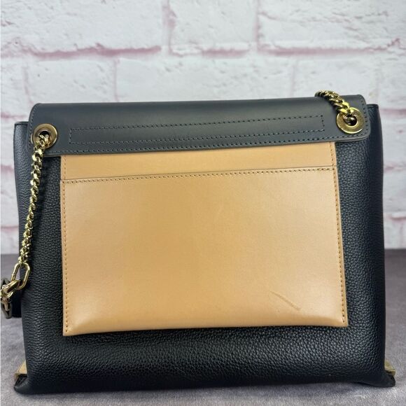Chloe Tricolor Clare Leather Flap Shoulder Bag - Picture 6 of 16